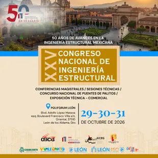 XXV Congreso Nacional de Ingeniería Estructural 2026 (CNIE)