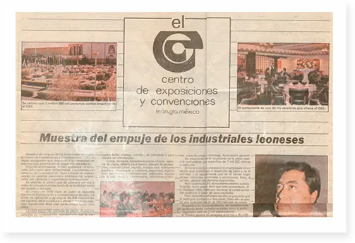 Nota de prensa sobre el recinto