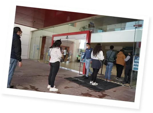 Acceso con filtro sanitario