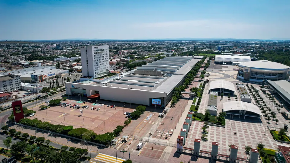 Aerial view of Poliforum León