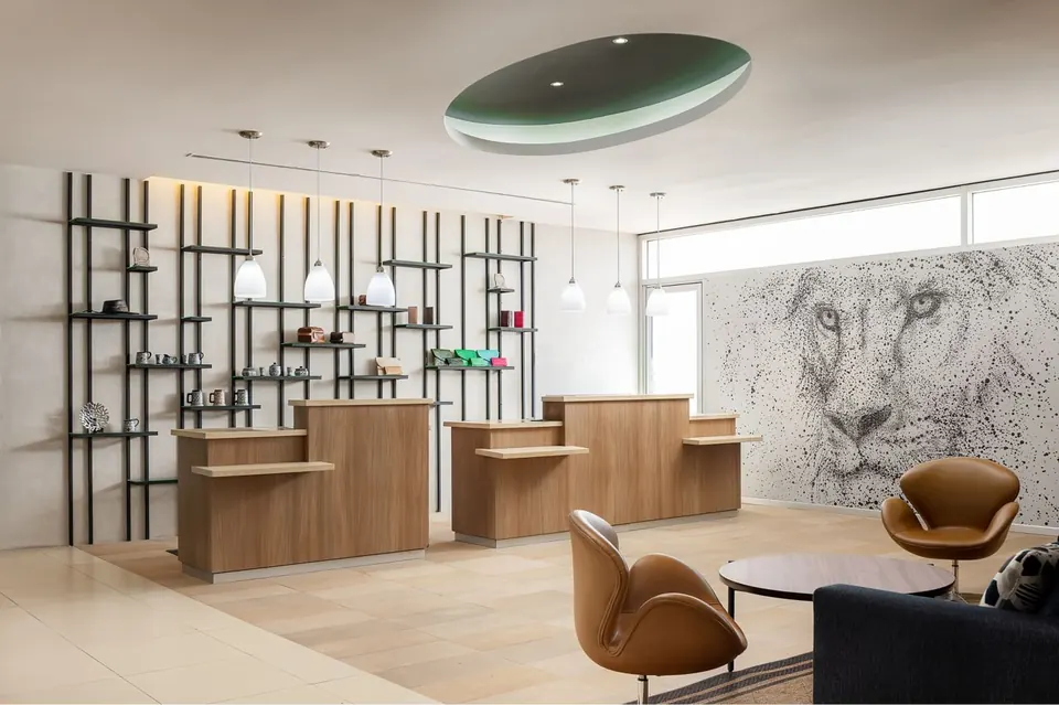 Recepción del hotel