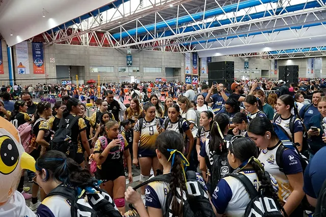 Festival Nacional de Voleibol rompió récord de participación en Poliforum León