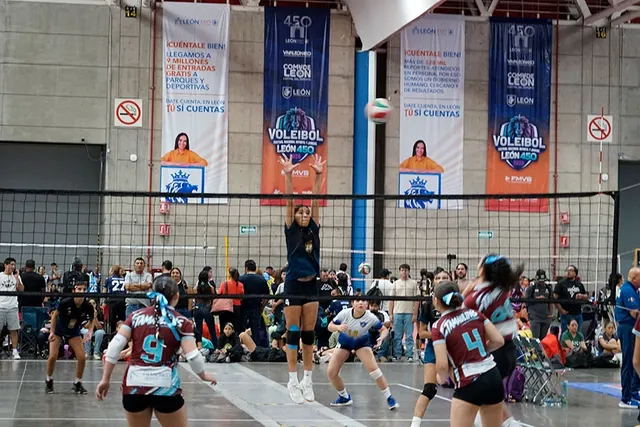 Festival Nacional de Voleibol rompió récord de participación en Poliforum León