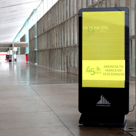 Pantalla electrónica del vestíbulo Parteluz